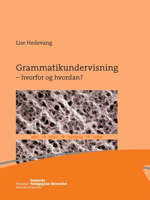 cover image of Grammatikundervisning